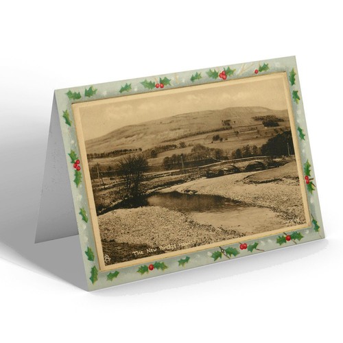 Xmas notelet vintage - notelet,