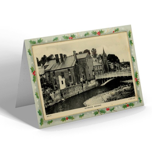 Xmas notelet vintage - vintage, wales