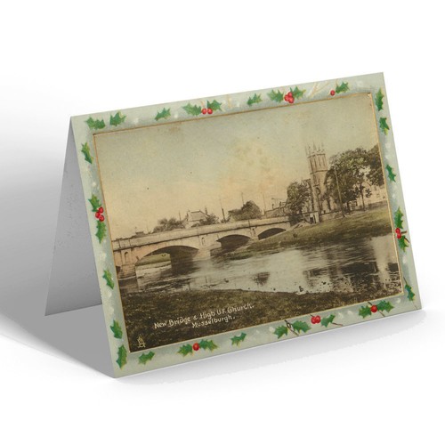 Xmas notelet vintage - notelet,