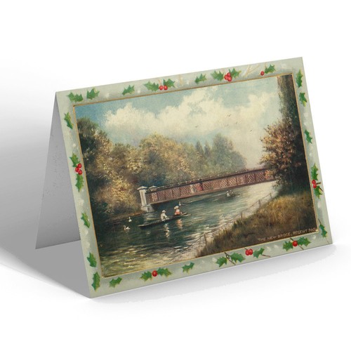 Xmas notelet vintage london - -,
