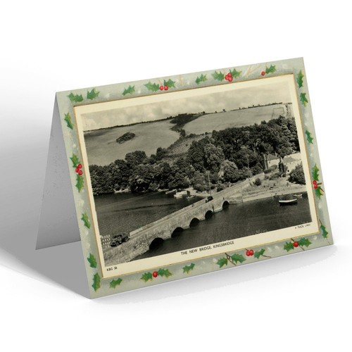 Xmas notelet vintage devon - notelet,