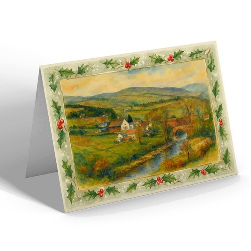 Xmas notelet the - notelet,