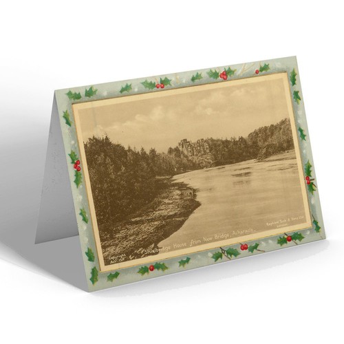 Xmas notelet vintage - xmas,