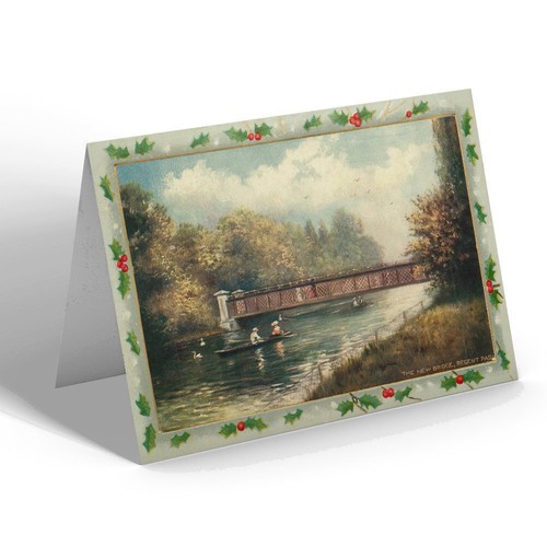 Christmas card vintage london - card,