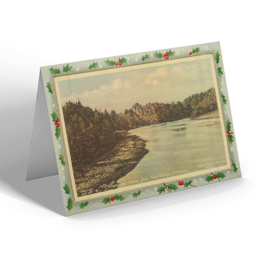 Xmas notelet vintage - notelet,
