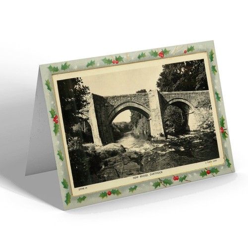 Christmas card vintage devon - card,