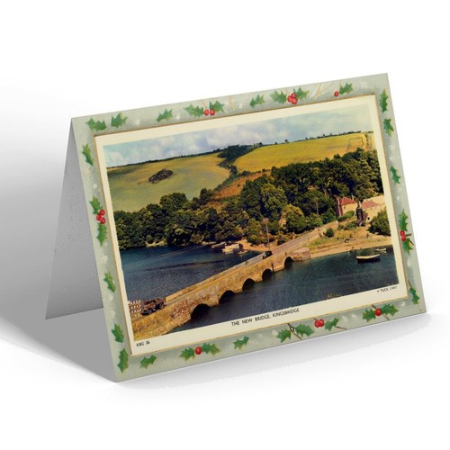 Xmas notelet vintage - xmas, devon